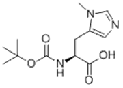 Picture of (2S)-2-[(tert-Butoxycarbonyl)amino]-3-(1-methyl-1H-imidazol-5-yl)propionic acid