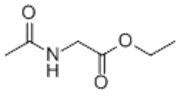Picture of Acetylglycine ethyl ester; Ethyl N-acetylglycinate; Ethyl N-acetylglycine; Ethyl acetamidoacetate; N-Acetylglycine ethyl ester