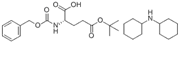 Picture of 5-tert-butyl N-[benzyloxycarbonyl]-2-aminoglutarate, compound with N-dicyclohexylamine (1:1)