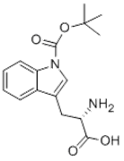 Picture of (S)-2-amino-3-(1-(tert-butoxycarbonyl)-1H-indol-3-yl)propanoic acid