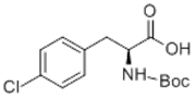 Picture of (S)-2-(tert-Butoxycarbonylamino)-3-(4-chlorophenyl)propanoic acid; BOC-4-chlorophenylalanine