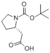 Picture of (S)-1-(tert-Butoxycarbonyl)-2-pyrrolidineacetic acid;