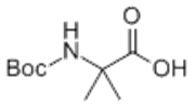 Picture of 2-(((tert-Butoxy)carbonyl)amino)-2-methylpropanoic acid; 2-(tert-Butoxycarbonylamino)isobutyric acid