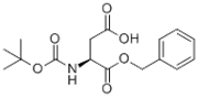 Picture of (S)-2-(tert-Butoxycarbonylamino)succinic acid benzyl ester; N-(tert-Butoxycarbonyl)aspartic acid 1-benzyl ester