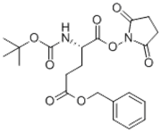 Picture of Boc-D-glutamic acid r-benzyl ester a-N-hydroxysuccinimide ester