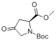 Picture of (2S)-4-Oxo-1-(tert-butoxycarbonyl)pyrrolidine-2-carboxylic acid methyl ester; 1-tert-Butyl 2-methyl (2S)-4-oxopyrrolidine-1,2-dicarboxylate; tert-Butyl (2S)-2-(methoxycarbonyl)-4-oxopyrrolidine-1-carb