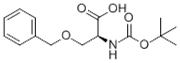 Picture of (S)-3-[(Benzyl)oxy]-2-[(tert-butoxycarbonyl)amino]propionic acid; BOC-O-benzylserine; N-(tert-Butoxycarbonyl)serine benzyl ether; N-tert-Butoxycarbonyl-O-benzyl-L-serine; tert-Butoxycarbonyl-O-benzyl-
