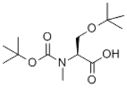 Picture of (S)-3-tert-butoxy-2-(tert-butoxycarbonyl(methyl)amino)propanoic acid
