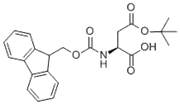Picture of (2S)-4-tert-Butoxy-2-[[[(9H-fluoren-9-yl)methoxy]carbonyl]amino]-4-oxobutanoic acid; (S)-2-((((9H-Fluoren-9-yl)methoxy)carbonyl)amino)-4-tert-butoxy-4-oxo-butanoic acid