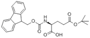 Picture of (2S)-5-tert-Butoxy-2-[[[(9H-fluoren-9-yl)methoxy]carbonyl]amino]-5-oxopentanoic acid; N-(9-Fluorenylmethoxycarbonyl)-L-glutamic acid r-tert-butyl ester; N-(9-Fluorenylmethoxycarbonyl)glutamic acid r -