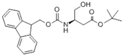 Picture of (R)-3-[[[(9H-fluoren-9-yl)methoxy]carbonyl]amino]-4-hydroxybutanoate