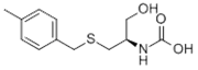 Picture of (R)-1-hydroxy-3-(4-methylbenzylthio)propan-2-ylcarbamic acid
