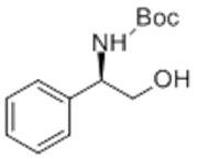Picture of (R)-1,1-Dimethylethyl (2-hydroxy-1-phenylethyl)carbamate; (R)-2-[(N-tert-Butoxycarbonyl)amino]-2-phenylethanol; (R)-N-(tert-Butoxycarbonyl)-2-phenylglycinol;N-Boc-D-phenylglycinol; tert-Butyl ((1R)-2-