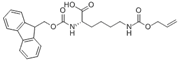 Picture of (S)-6-[[(Allyloxy)carbonyl]amino]-2-[[[(9H-fluoren-9-yl)methoxy]carbonyl]amino]hexanoic acid