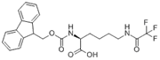 Picture of (S)-2-(((9H-fluoren-9-yl)methoxy)carbonylamino)-6-(2,2,2-trifluoroacetamido)hexanoic acid