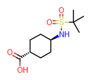 Picture of (1r,4r)-4-(1,1-dimethylethylsulfonamido)cyclohexanecarboxylic acid