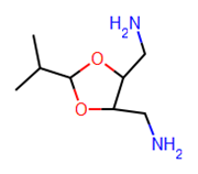 Picture of ((4R,5R)-2-isopropyl-1,3-dioxolane-4,5-diyl)dimethanamine