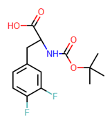 Picture of (S)-2-(tert-Butoxycarbonylamino)-3-(3,4-difluorophenyl)propanoic acid