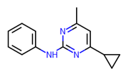 Picture of 4-cyclopropyl-6-methyl-N-phenylpyrimidin-2-amine