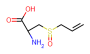Picture of (2R)-2-amino-3-prop-2-enylsulfinylpropanoic acid