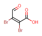Picture of (2Z)-2,3-dibromo-4-oxo-2-butenoic acid