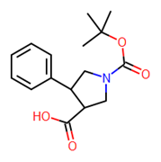 Picture of Trans-1-Boc-4-phenylpyrrolidine-3-carboxylic acid