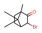 Picture of (1r-endo)-3-bromo-1,7,7-trimethylbicyclo(2.2.1)heptan-2-one