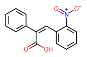 Picture of (2E)-3-(2-nitrophenyl)-2-phenyl-2-propenoic acid
