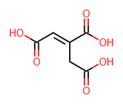 Picture of (1Z)-1-propene-1,2,3-tricarboxylic acid
