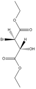 Picture of (2R,3R)-diethyl 2-bromo-3-hydroxysuccinate