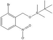 Picture of (2-bromo-6-nitrobenzyloxy)(tert-butyl)dimethylsilane