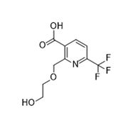 Picture of 2-(2-Hydroxyethoxymethyl) -6-(trifluoromethyl) pyridine-3-carboxylic acid Solution in Methanol, 100μg/mL